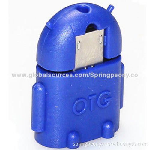 USB OTG Adapters for Digital Device, Various Colors Available